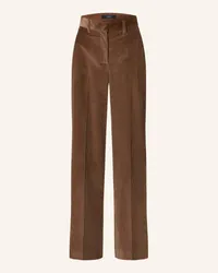 Max Mara Marlenehose TANIA aus Cord Braun