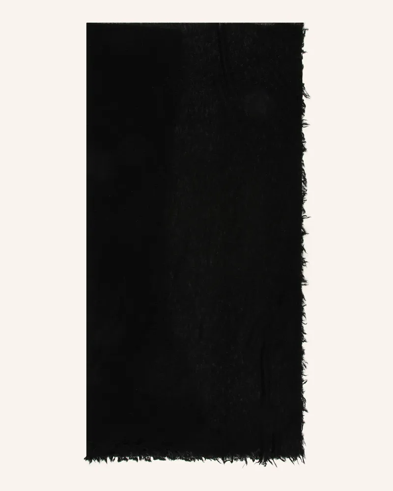 Darling Harbour Schal mit Cashmere Schwarz