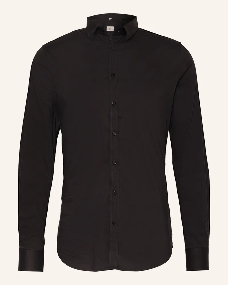 Q1 Hemd Sandro Extra Slim Fit schwarz Schwarz