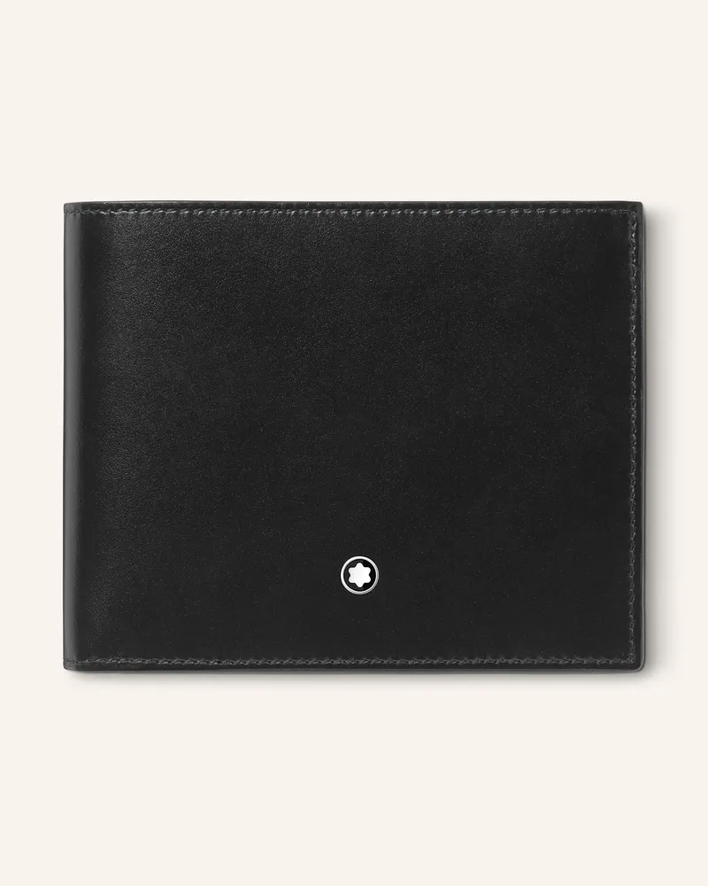Montblanc Geldbörse Meisterstück schwarz Schwarz