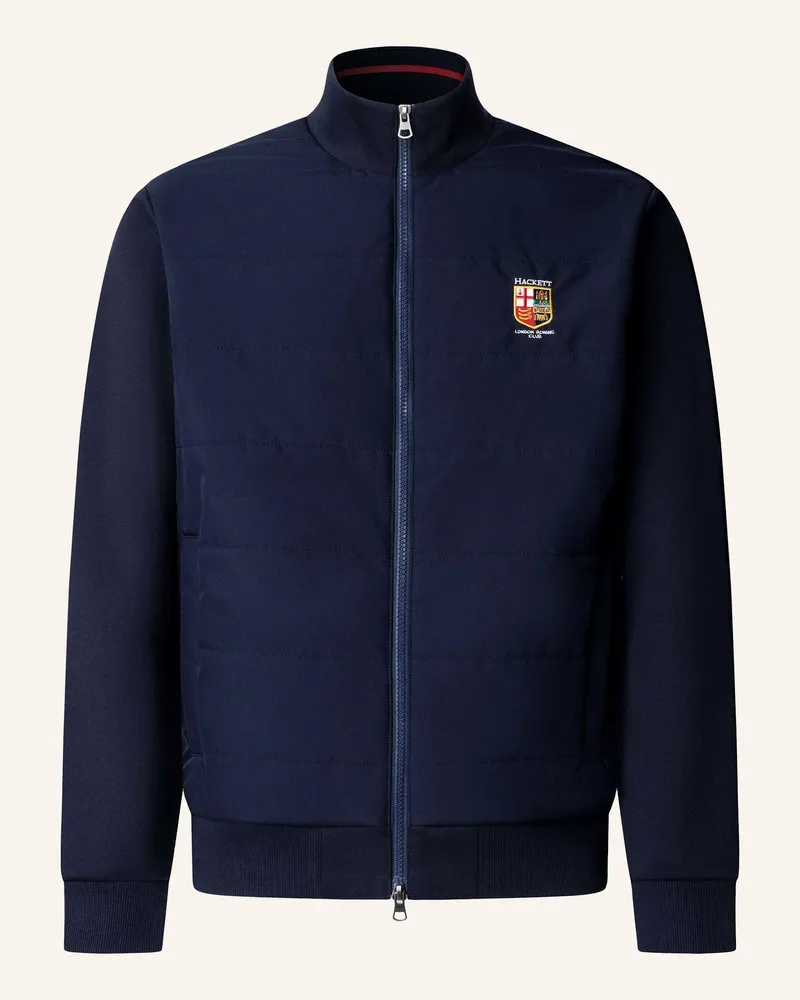 Hackett Sweatshirt Heritage Lrc Hybrid blau Blau