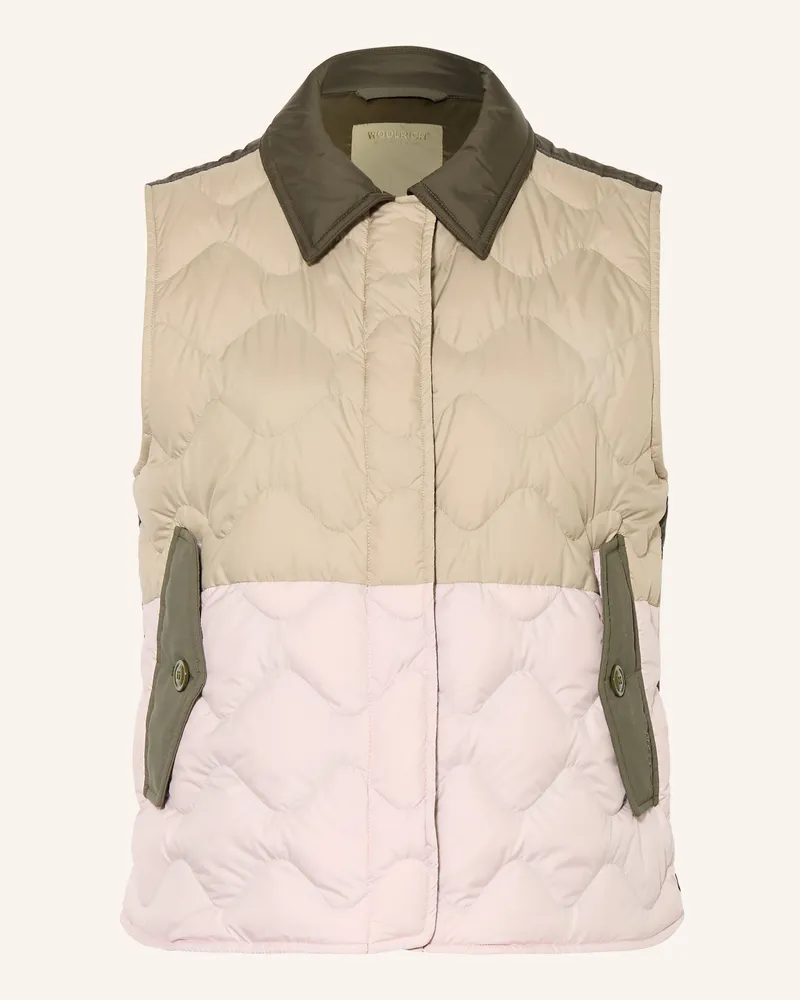 Woolrich Daunenweste HERITAGE Beige