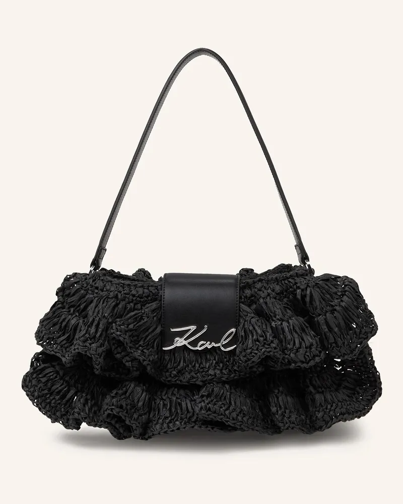 Karl Lagerfeld Schultertasche Schwarz