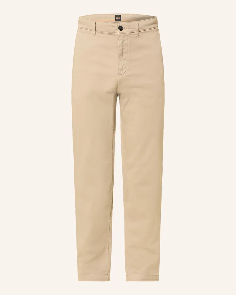 HUGO BOSS Chino Regular-1 Regular Fit beige Khaki