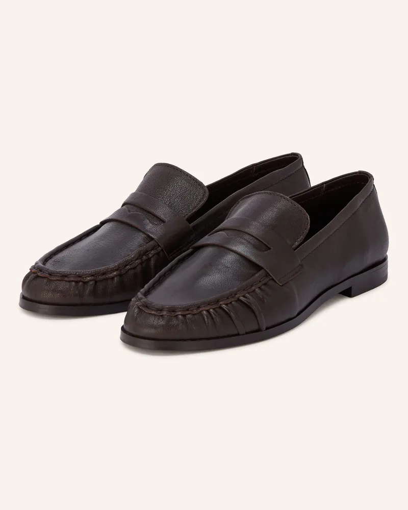 Mrs & HUGS Penny-Loafer braun Dunkelbraun
