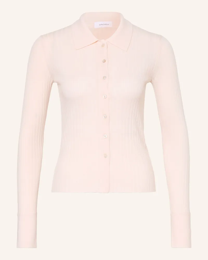 Darling Harbour Strickjacke Aus Merinowolle weiss Offwhite