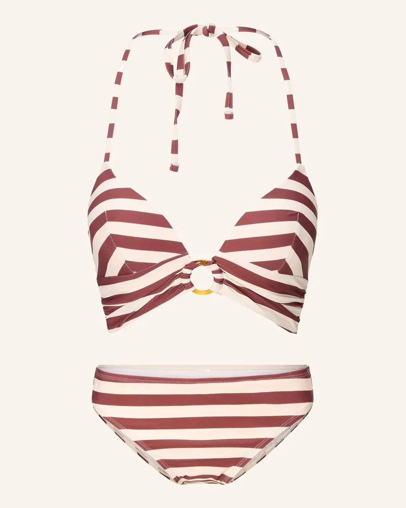 LingaDore Triangle padded bikiniset Braun