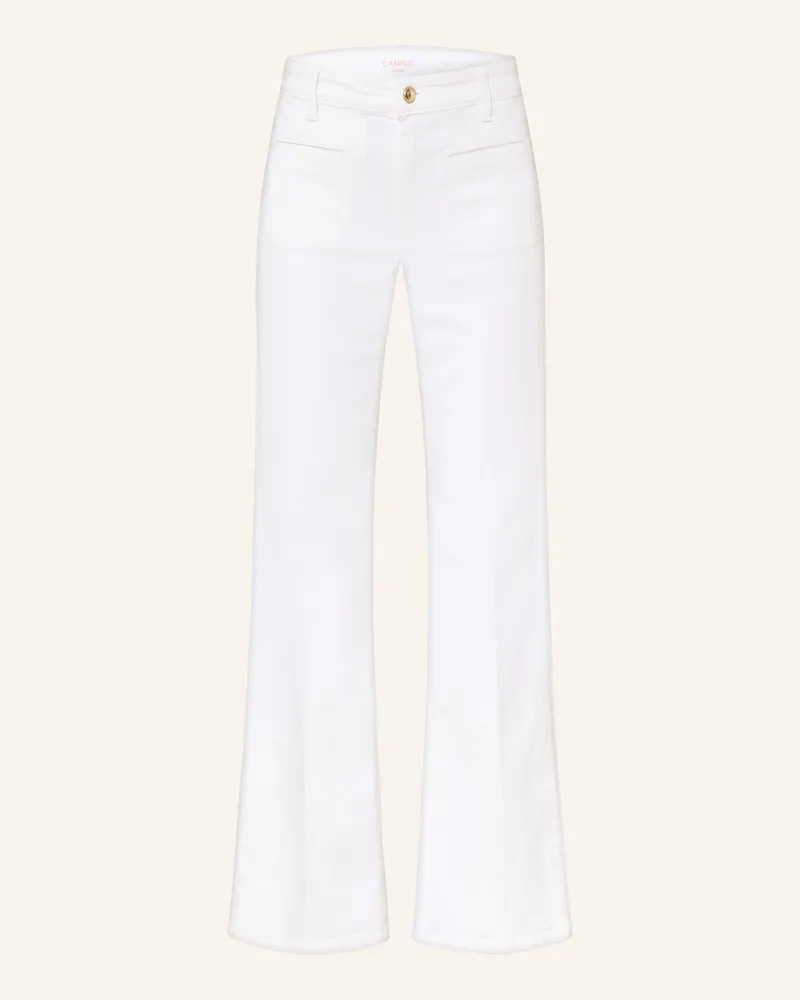 Cambio Flared Jeans Tess weiss Creme
