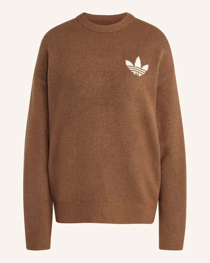 adidas ADIDAS ORIGINALS ATHLETIC DEPT STRICKPULLOVER Braun