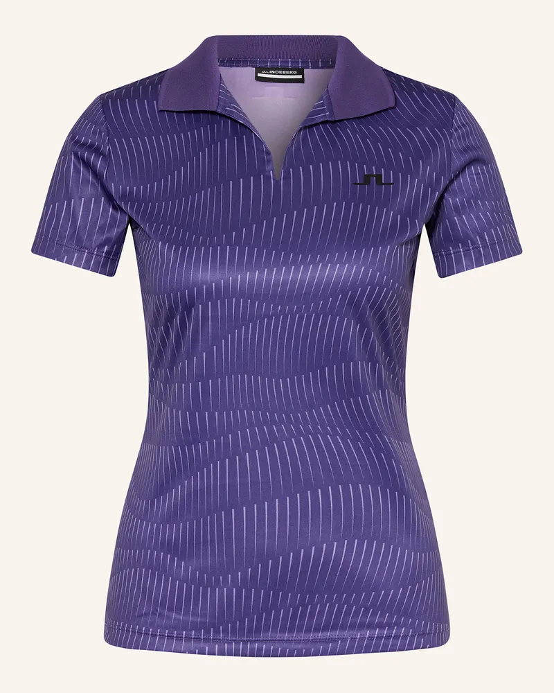 J.Lindeberg Funktions-Poloshirt lila Lila
