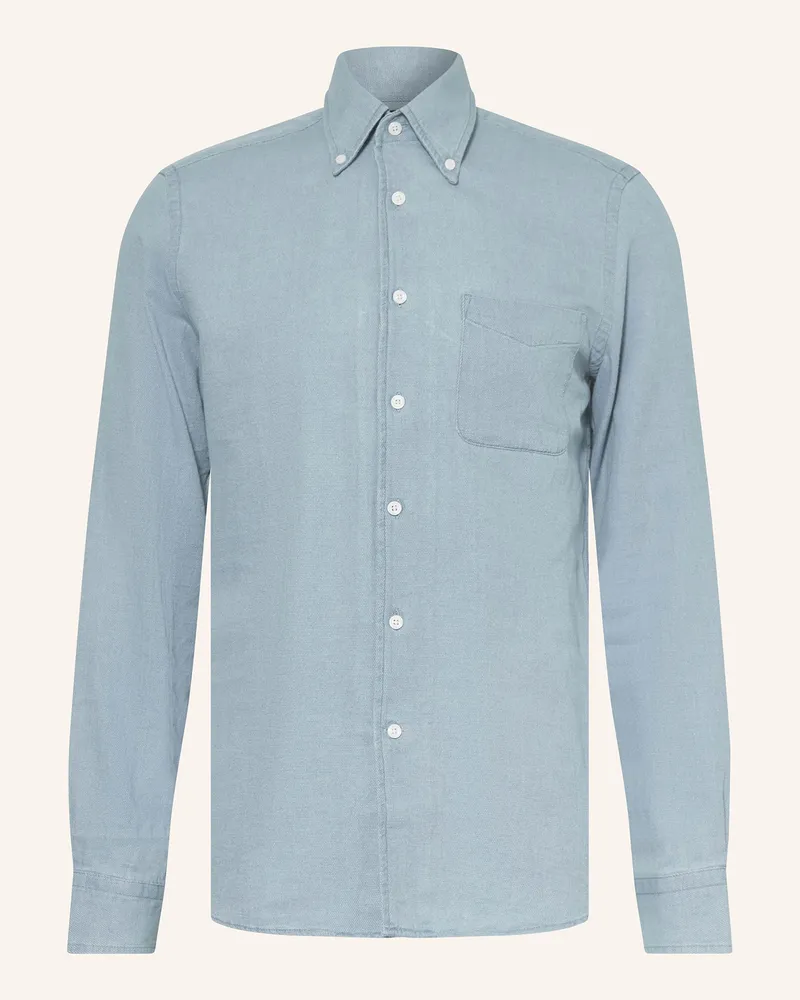 Reiss Piqué-Hemd MINOA Regular Fit Hellblau