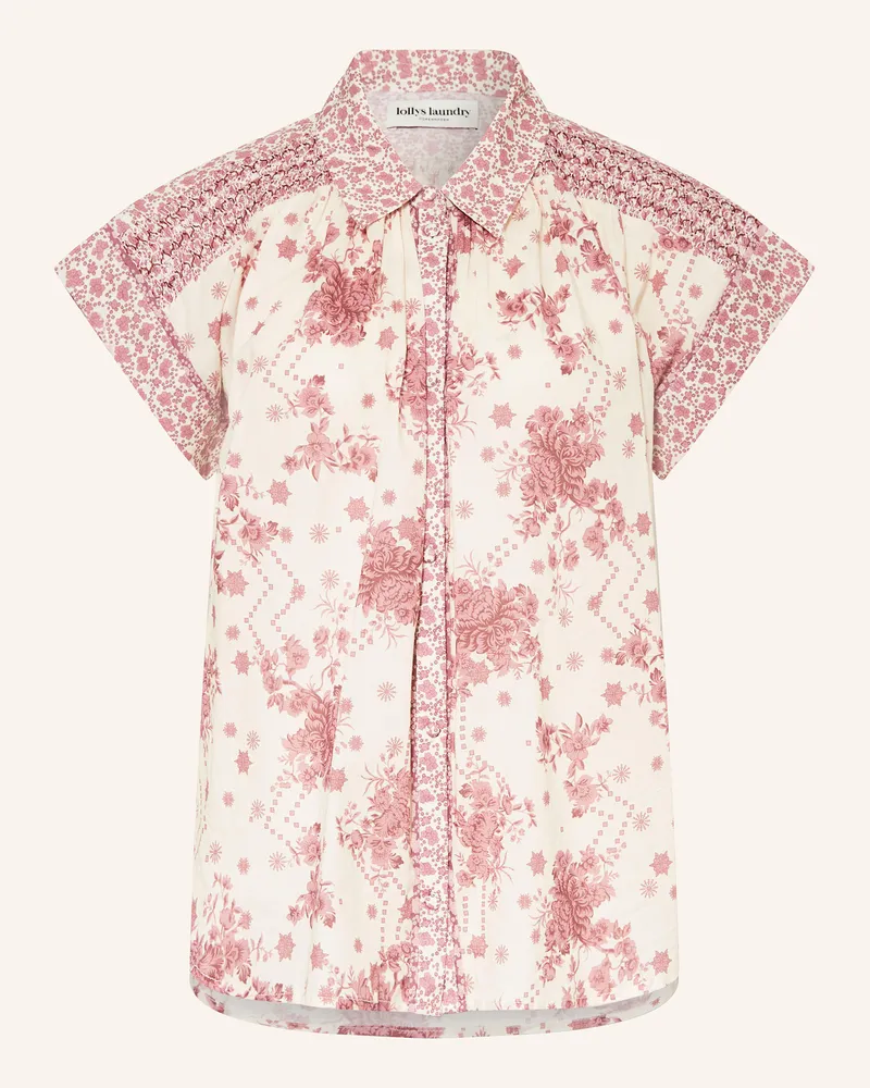 Lollys Laundry Hemdbluse Badalll rosa Creme