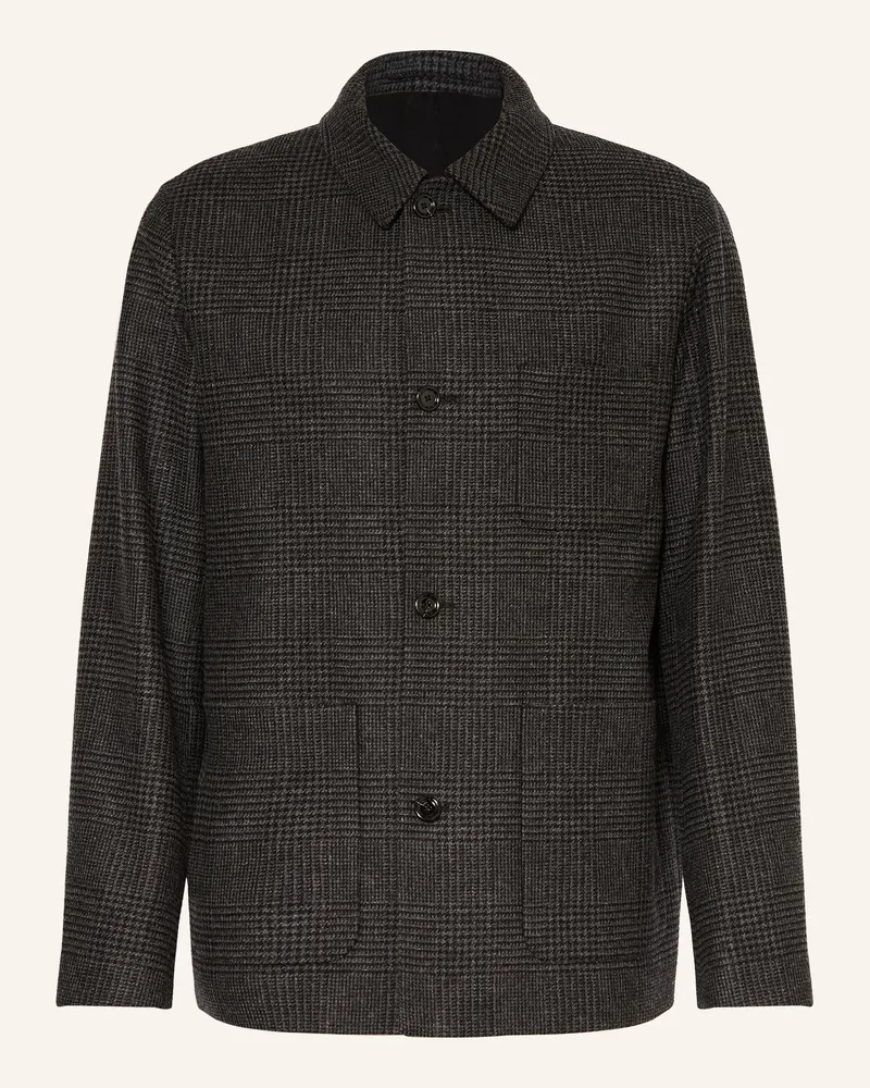 LARDINI Overjacket grau Dunkelgrau