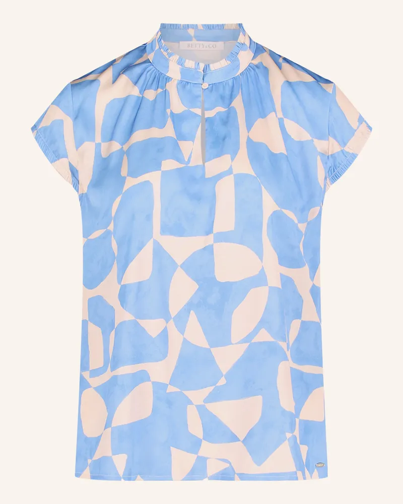 Betty Barclay Blusenshirt aus Satin Hellblau