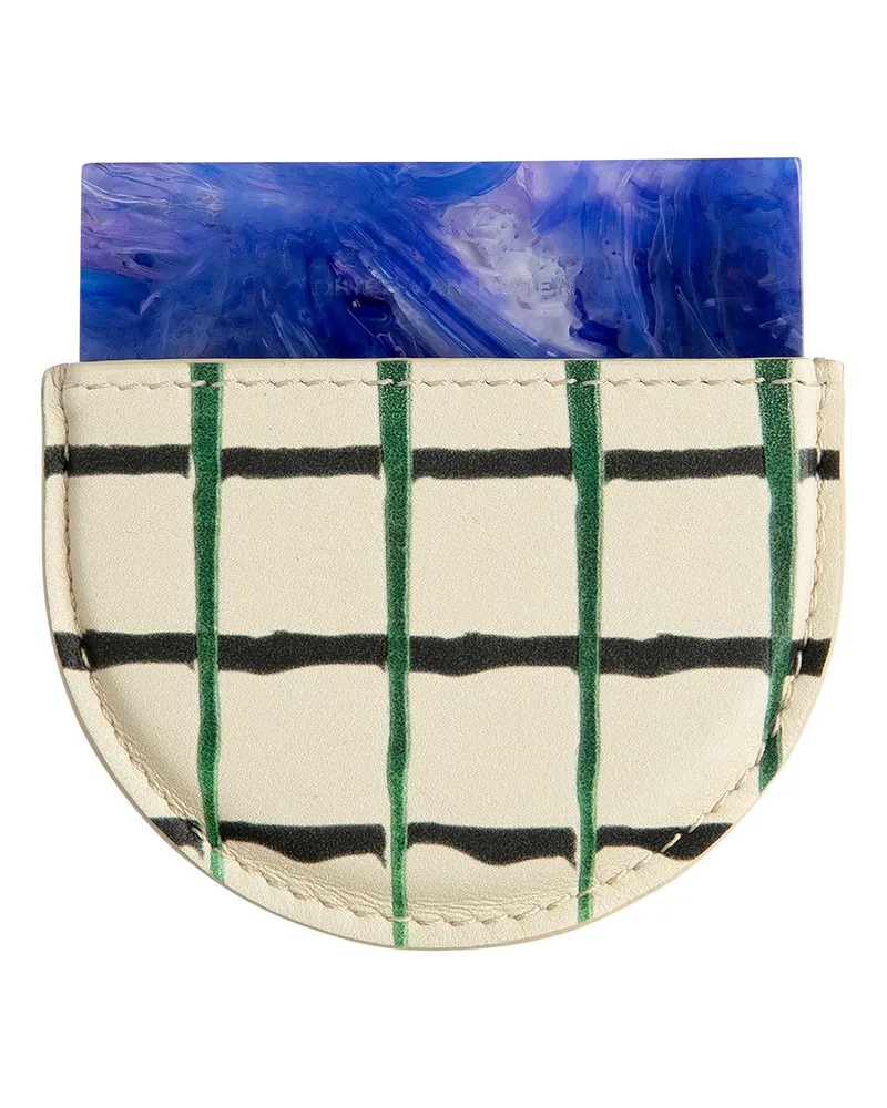 Dries van Noten Bleu Tartan Schminkspiegel N.v.