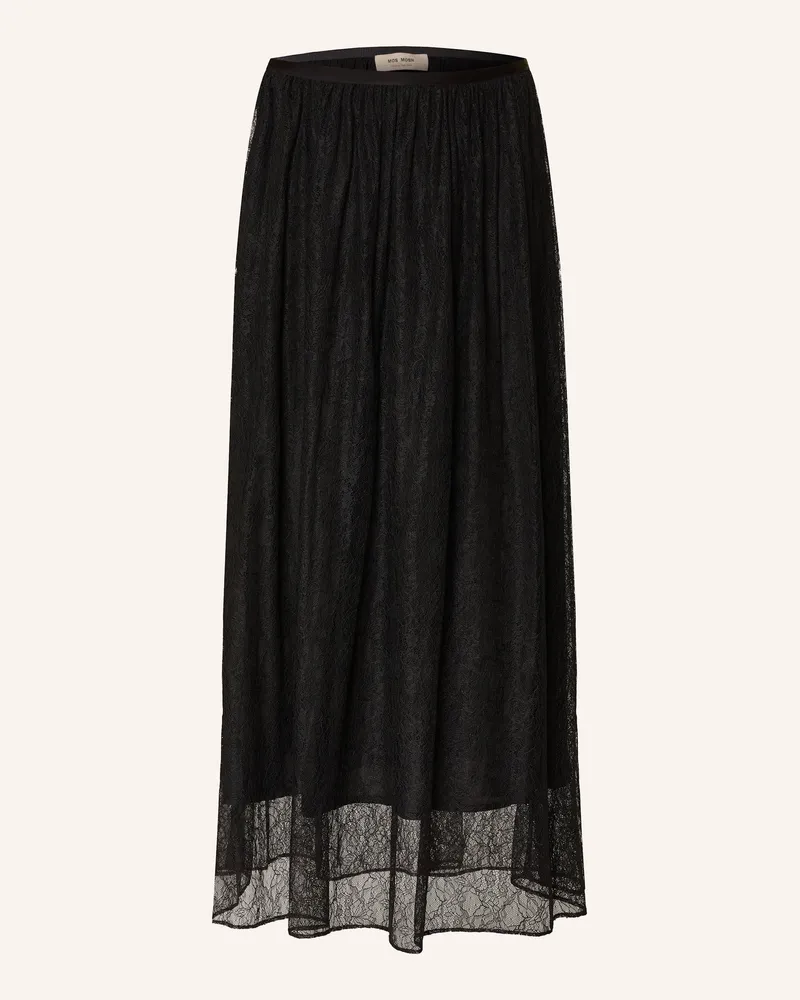 Mos Mosh Spitzenrock MMSALINTA Schwarz
