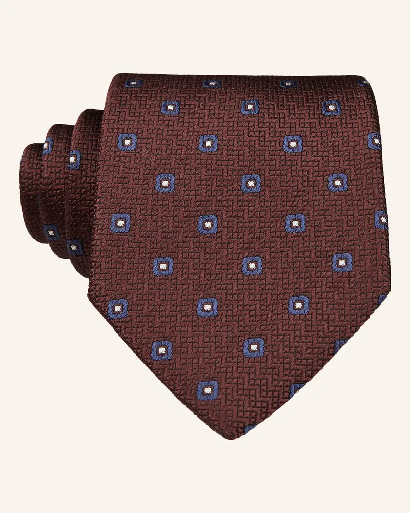 Ermenegildo Zegna Krawatte Dunkelrot