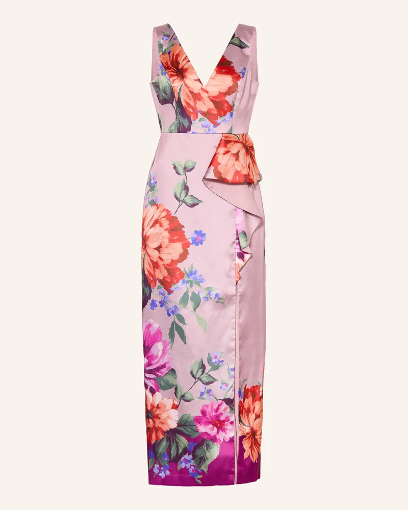 Adrianna Papell Abendkleid Mit Volants rosa Altrosa