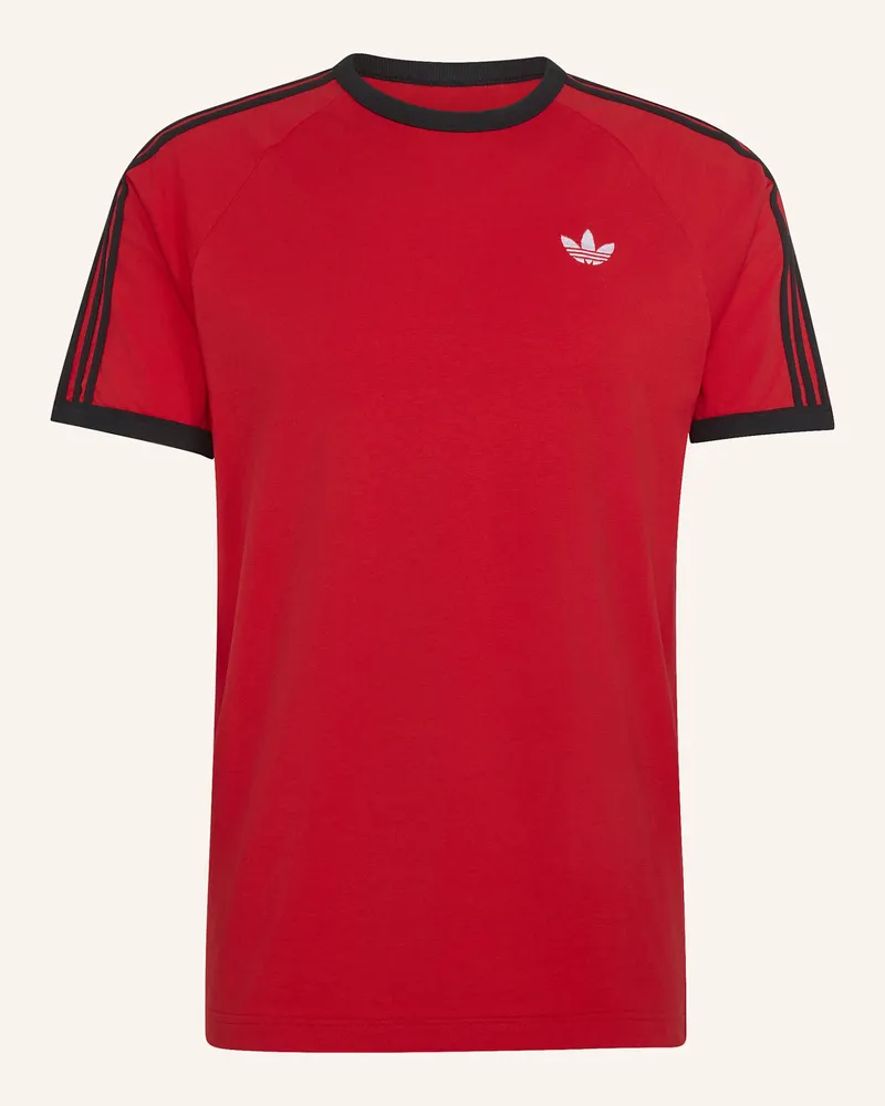 adidas T-Shirt, 3-Streifen rot Rot
