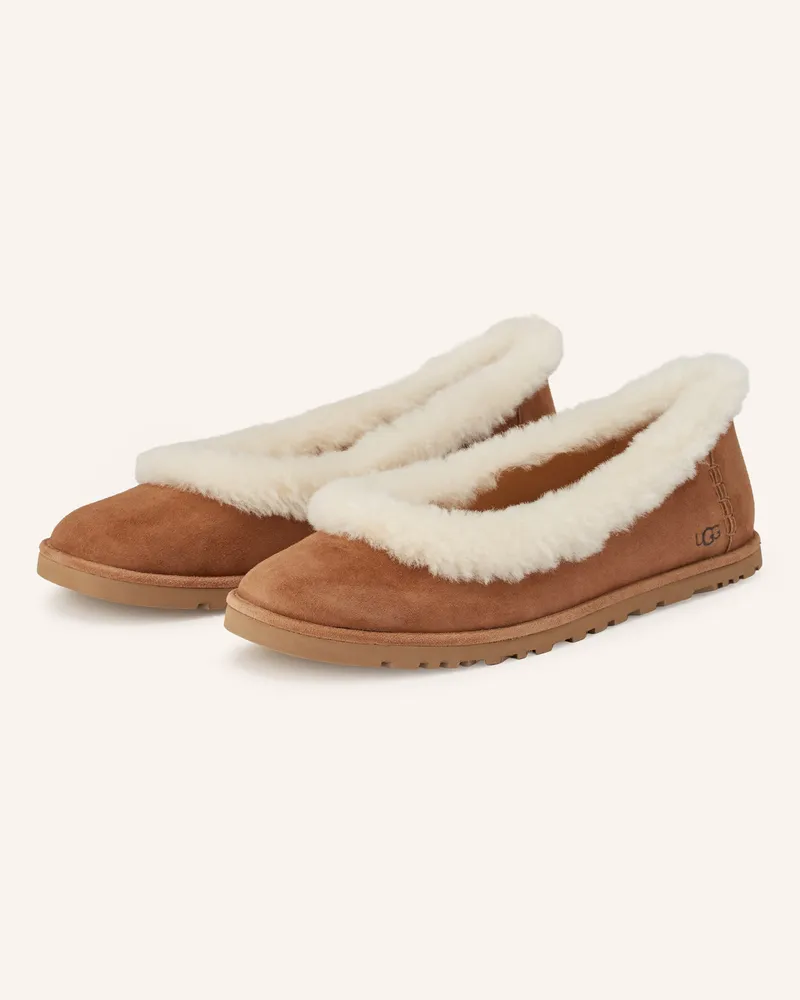 UGG Ballerinas Zora braun Braun