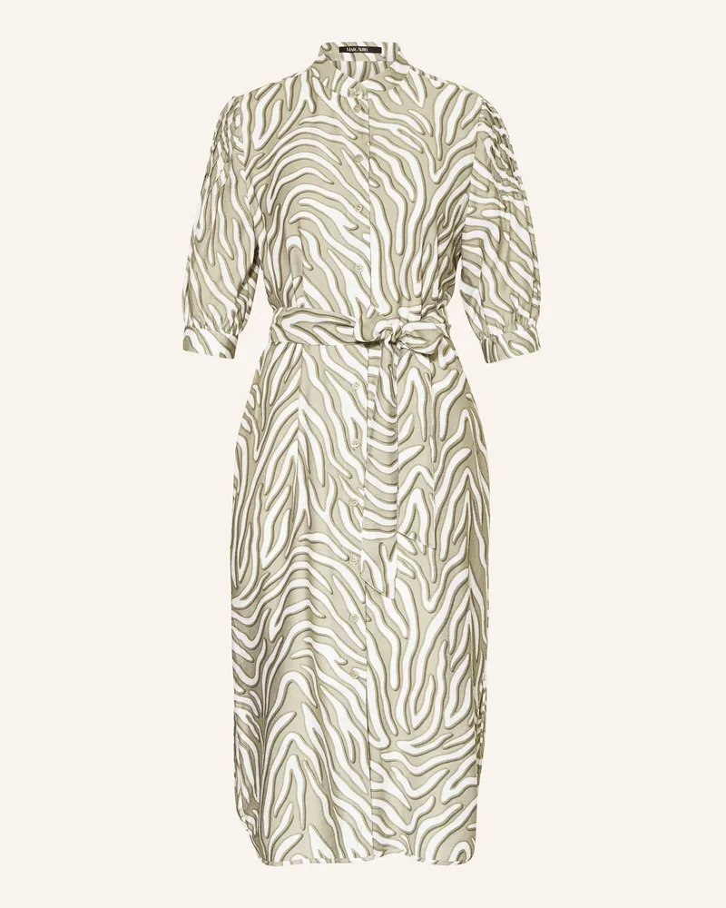 MARC AUREL Hemdblusenkleid mit 3/4-Ärmeln Oliv