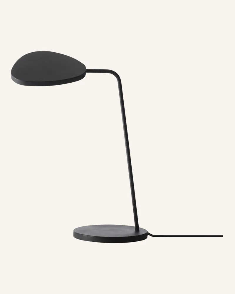 Muuto Tischleuchte Leaf Small schwarz Schwarz