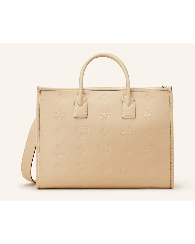 MCM Shopper MÜNCHEN LARGE Beige