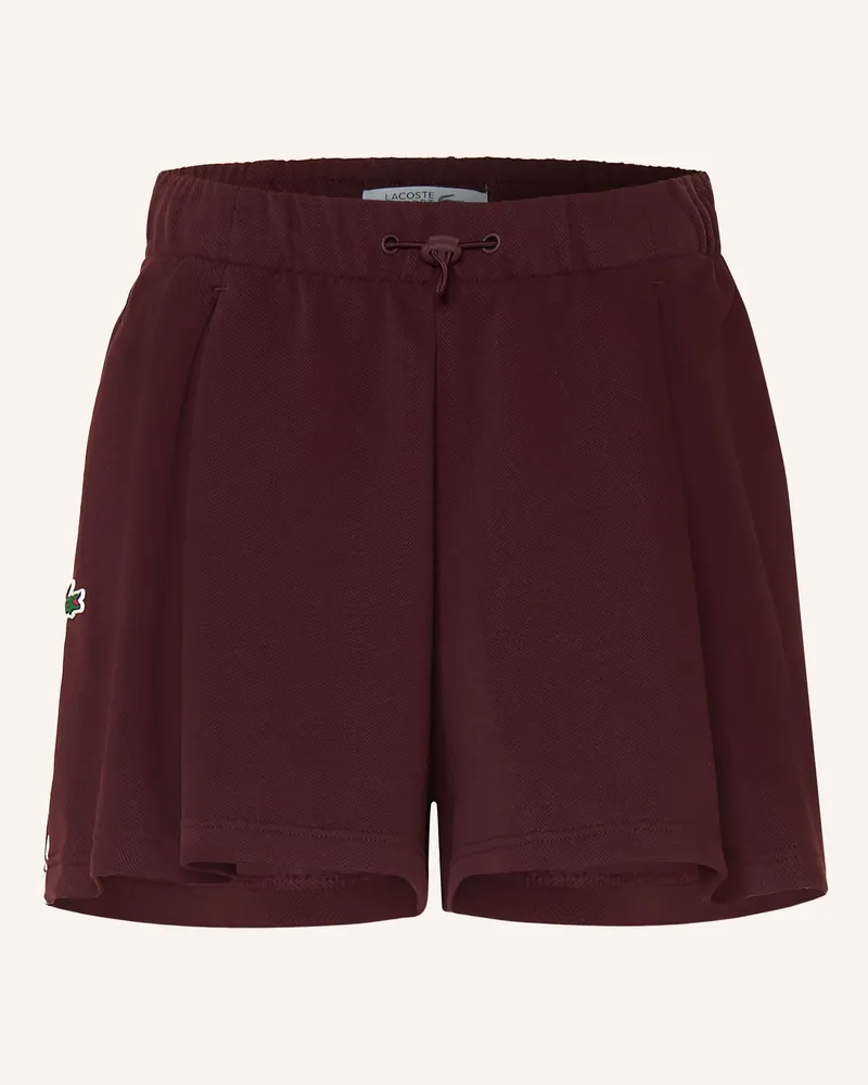 Lacoste Tennisshorts Tennis Heritage rot Dunkelrot