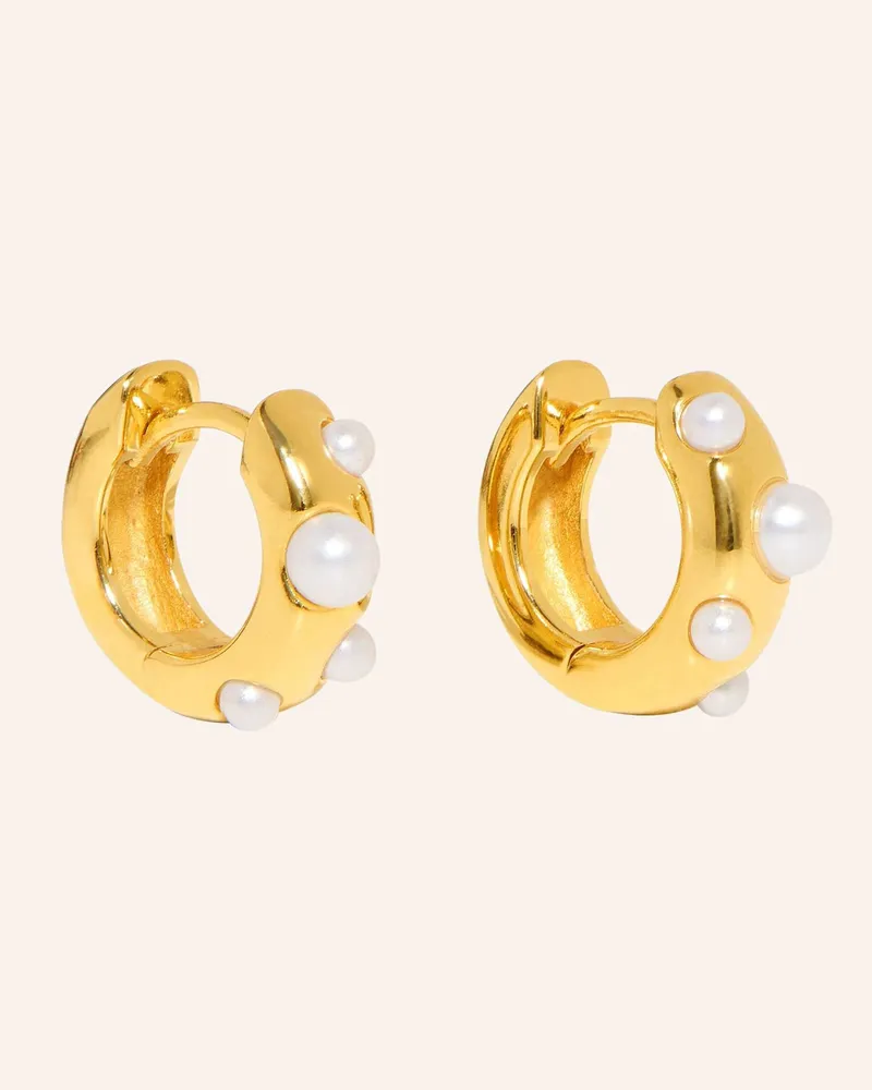 POMPIDOU Creolen BUBBLE PEARLS– CREOLEN by GLAMBOU Gold