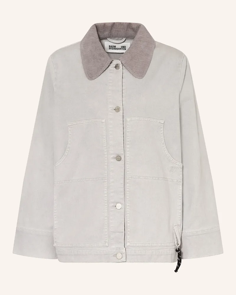Baum und Pferdgarten Jeansjacke Jeevona weiss Blaugrau