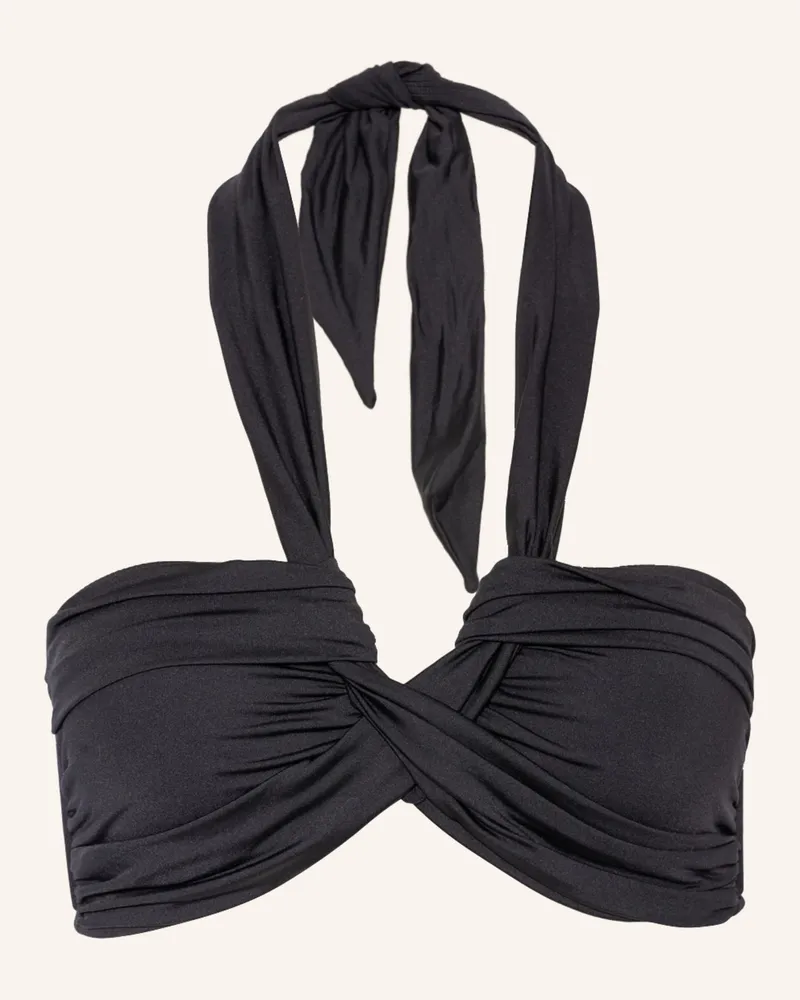 Seafolly Australia Bandeau-Bikini-Top Seafolly Collective schwarz Schwarz