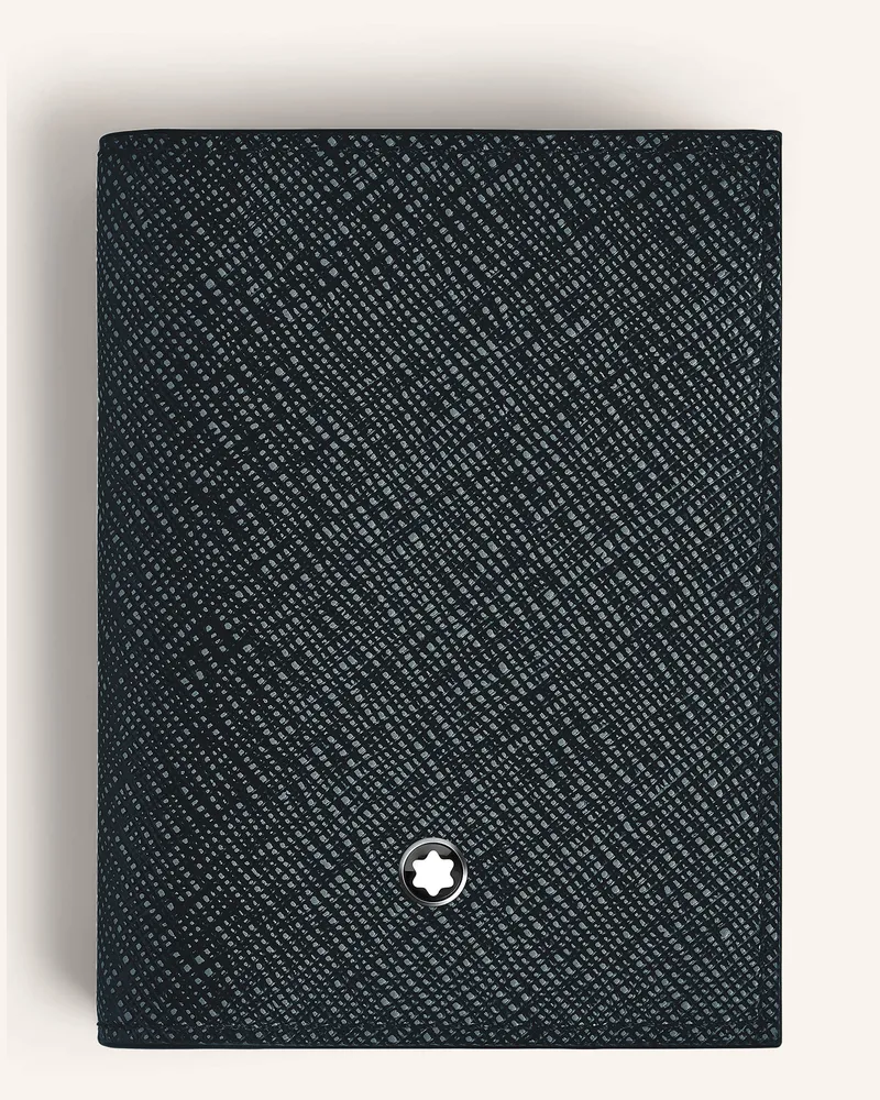Montblanc Saffiano-Kartenetui Sartorial blau Blau