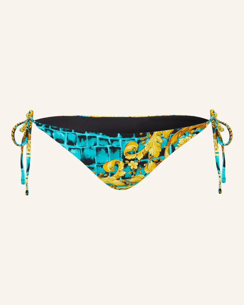 Versace Triangel-Bikini-Hose Gelb