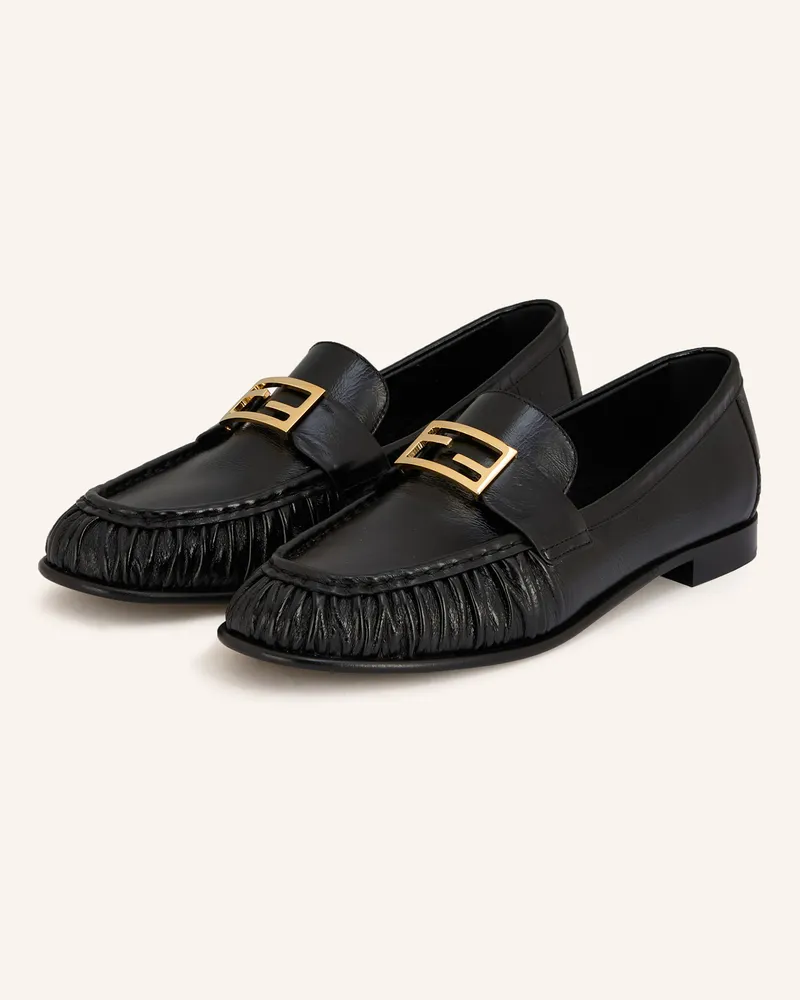 Fendi Loafer schwarz Schwarz