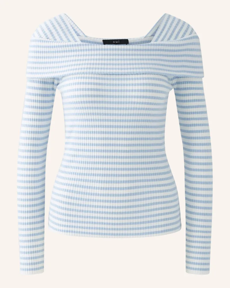 Oui  Pullover Blau