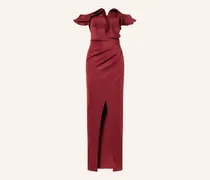 Abendkleid mit Volants