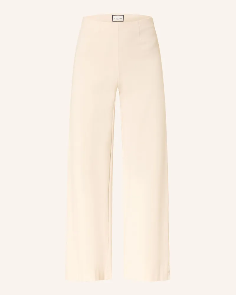 SEDUCTIVE  Marlenehose Kimberly Aus Jersey beige Creme