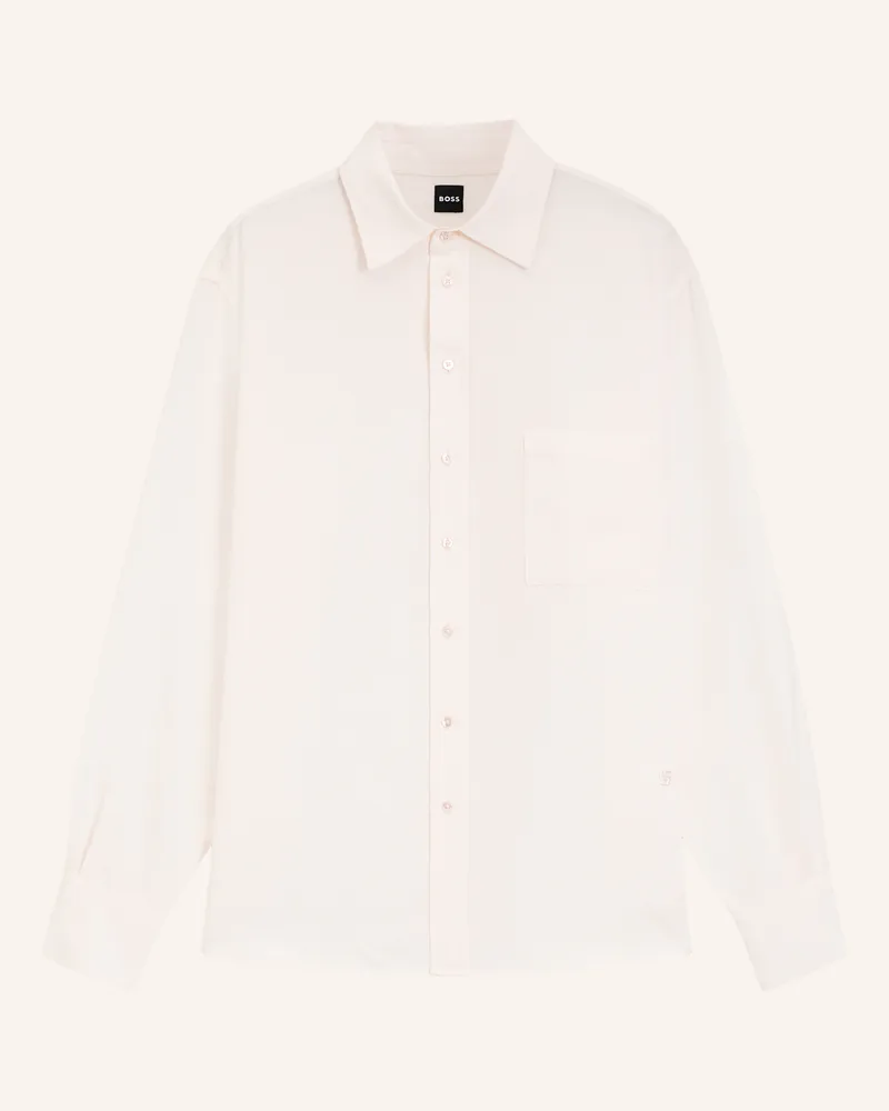 HUGO BOSS Business Bluse SATURDAY_1 Relaxed Fit Rosa