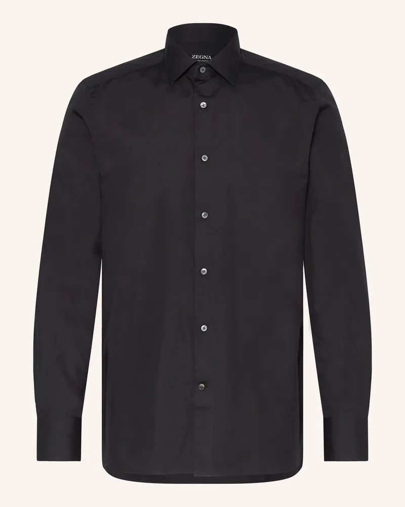 Ermenegildo Zegna Hemd Regular Fit Dunkelblau