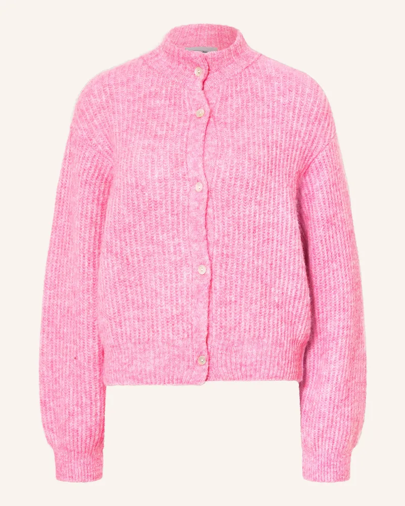 American Vintage Strickjacke East Mit Alpaka pink Rosa