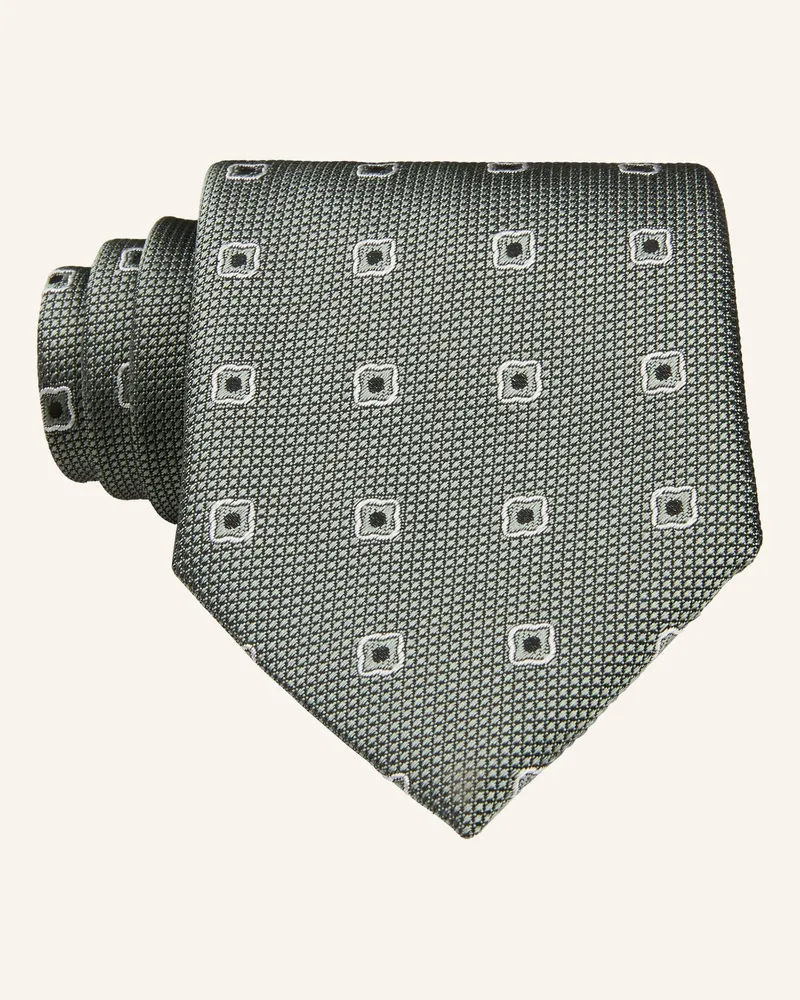 HUGO BOSS Krawatte Oliv