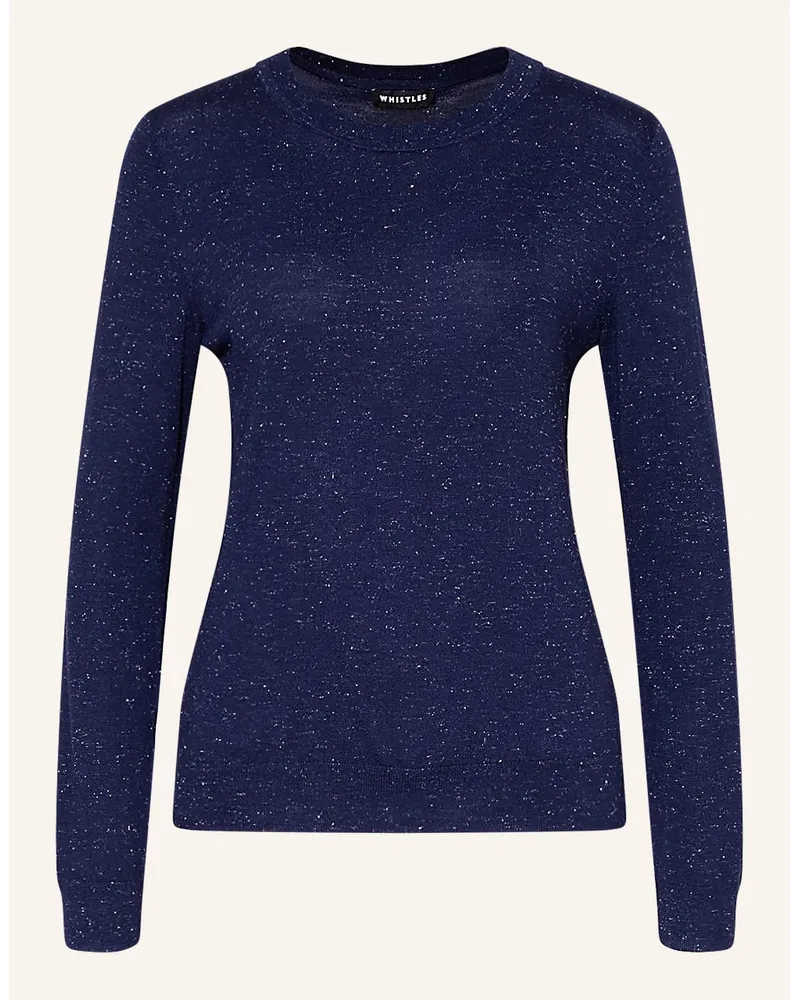 Whistles Pullover ANNIE mit Glitzergarn Blau