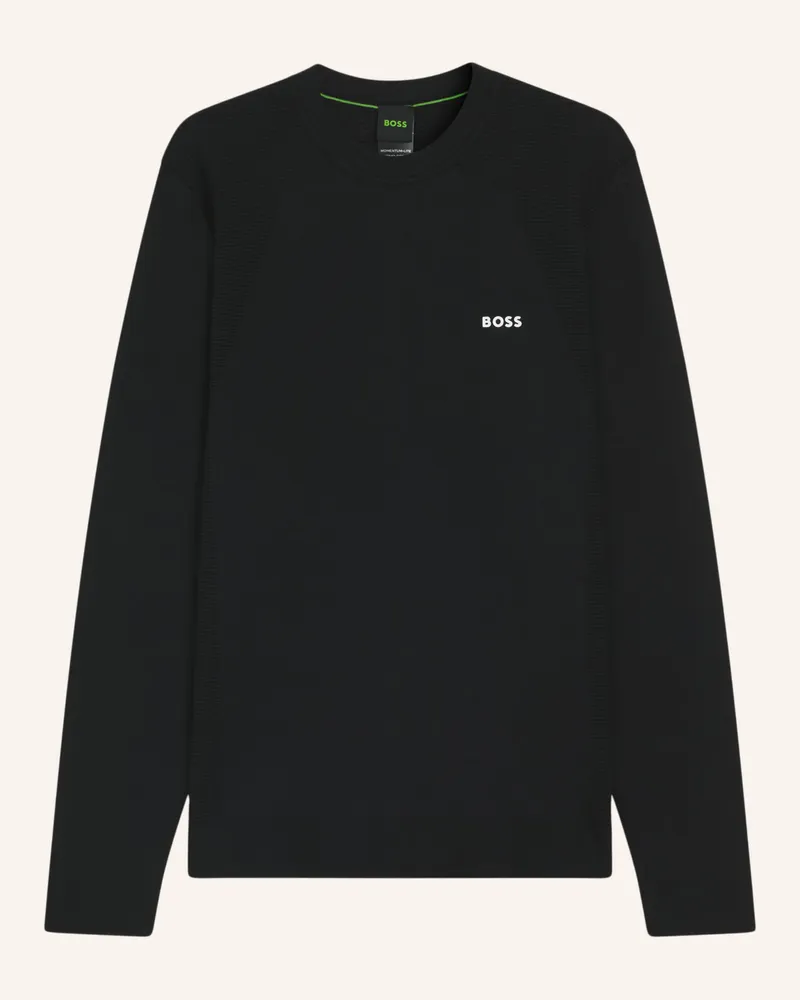 HUGO BOSS Pullover K_MOMENTUM-LITE CN Regular Fit Schwarz
