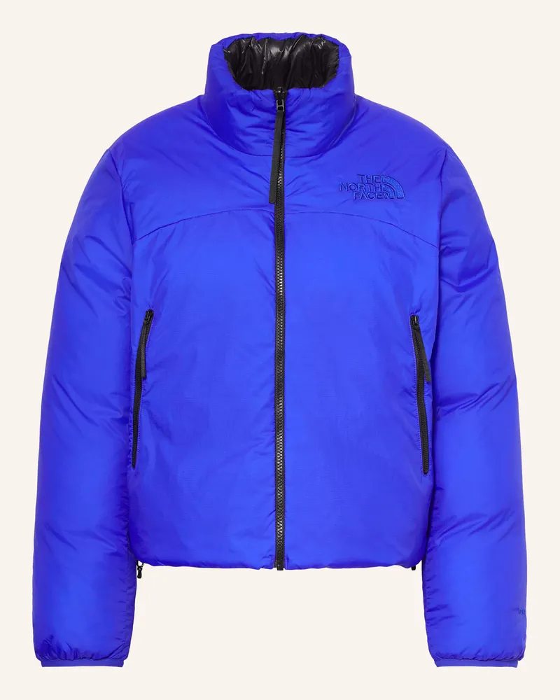 The North Face Daunenjacke Pertex Nuptse Zum Wenden blau Blau