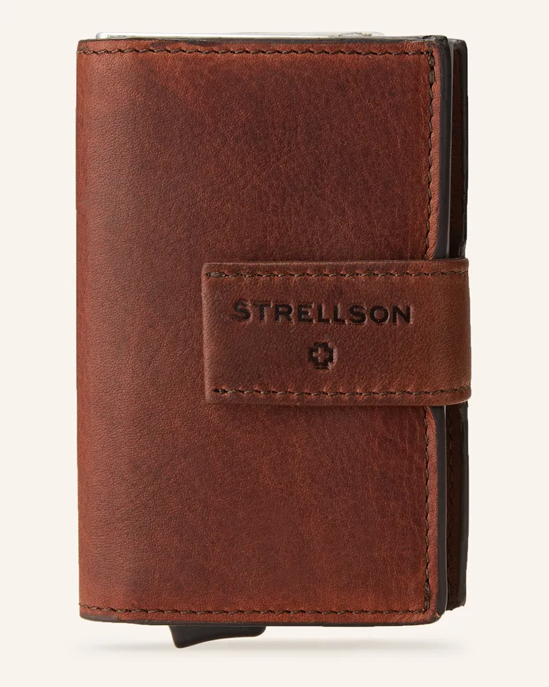 Strellson Kartenetui C-Three braun Braun