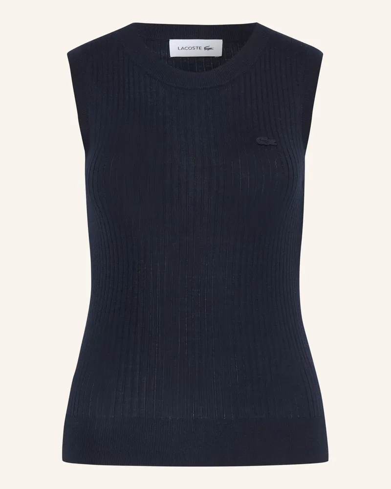 Lacoste Stricktop blau Dunkelblau
