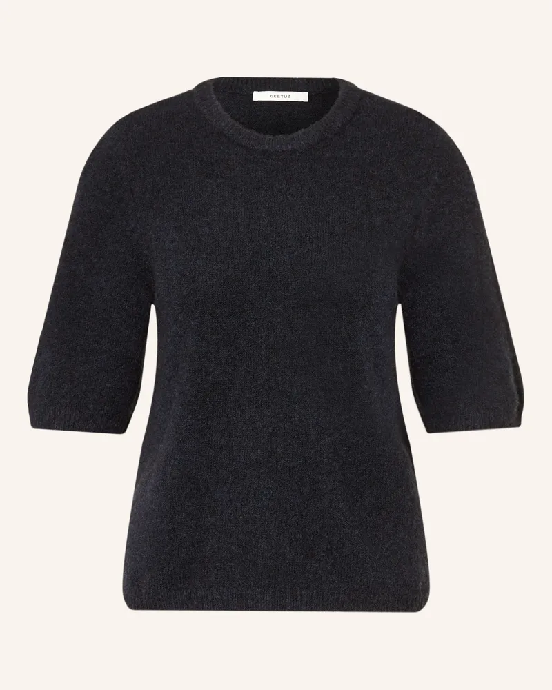 Gestuz Strickshirt Alphagz Mit Alpaka blau Dunkelblau