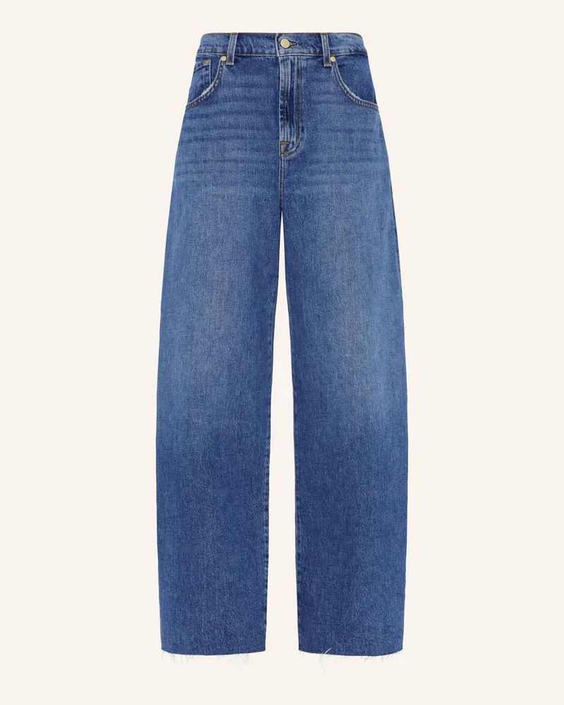 7 for all mankind Jeans BONNIE CURVILINEAR Wide Leg Fit Blau