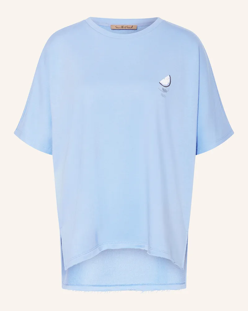 Smith & Soul Oversized-Shirt Hellblau