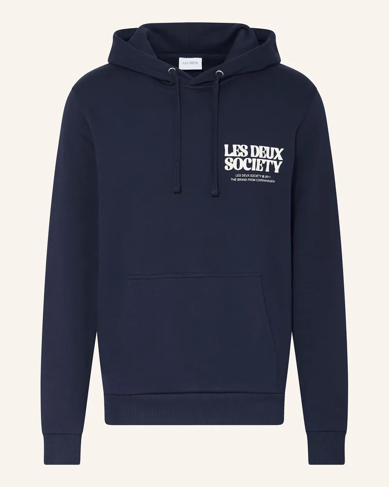 LES DEUX Hoodie SOCIETY Dunkelblau